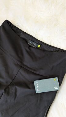 Lysse High Rise Jessy Leggings Womens Size Large Stretch Zipper Details Skinny